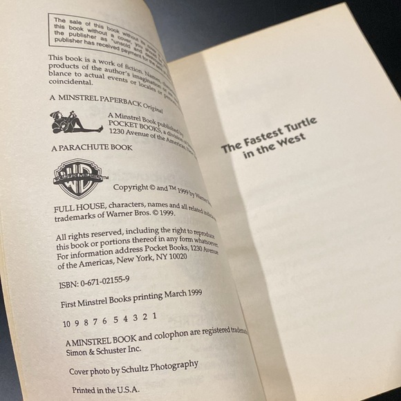 Full House Michelle #25: The Fastest Turtle in the West - Paperback Novel - Picture 9 of 12